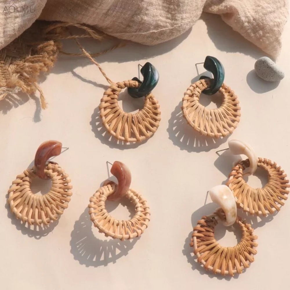 Sand in Stone Earrings
